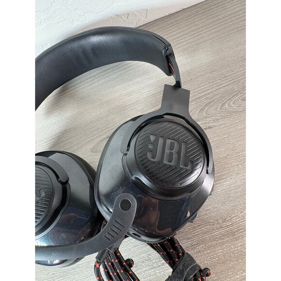 JBL Quantum Gaming Headset Quantum 400 Black Orange- EUC - Picture 4 of 6
